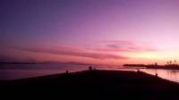 Sunset, island life
