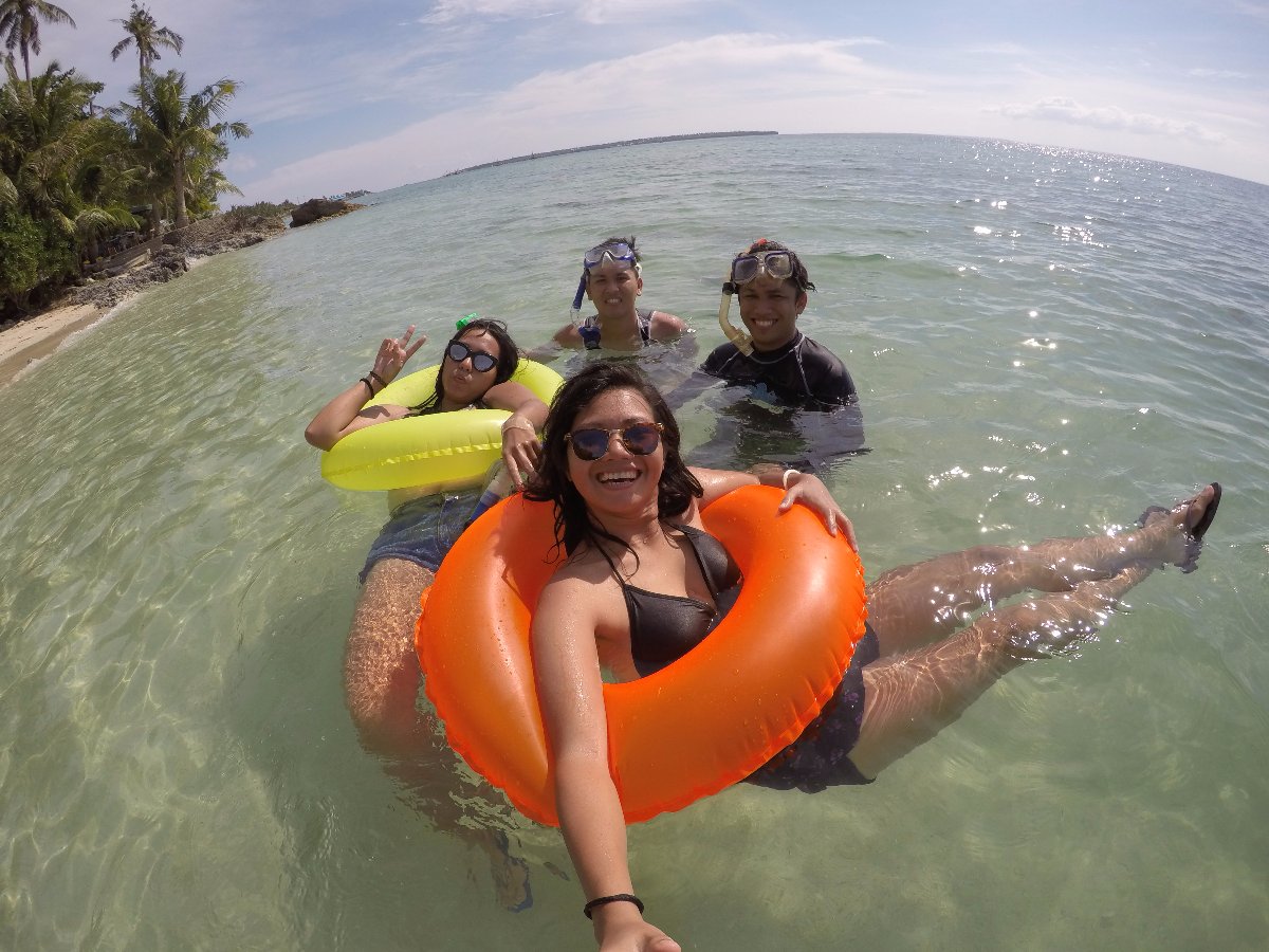 beach, friends, summer, view, happy, cebu