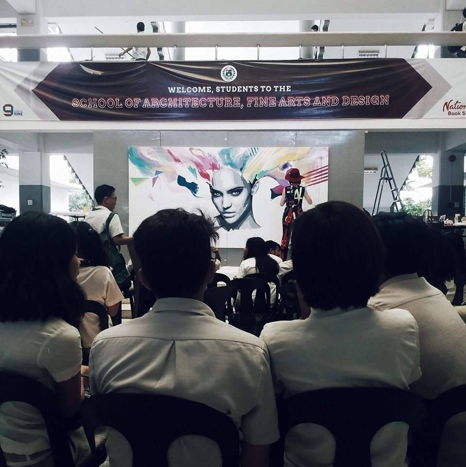 school, art, panting, live painting