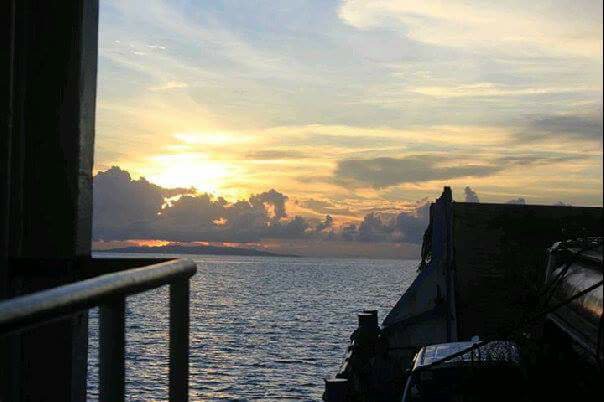 sunrise, view, beach