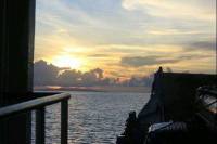 beach, sunrise, travel