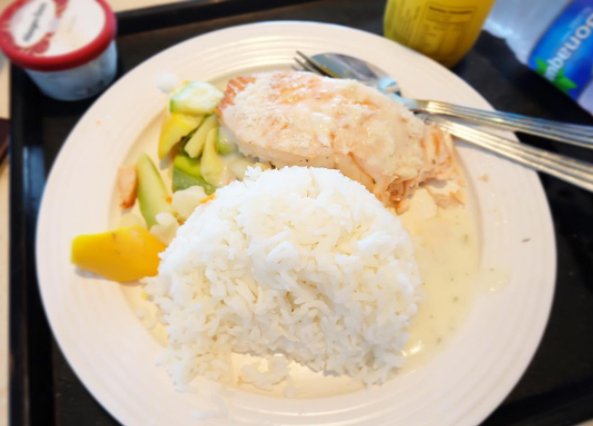 Baked salmon for dinner