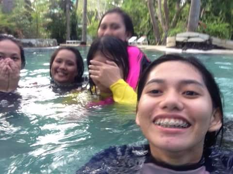 Pool swimming with the squad