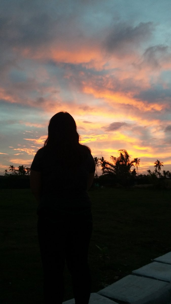 Silhoutte, sunset
