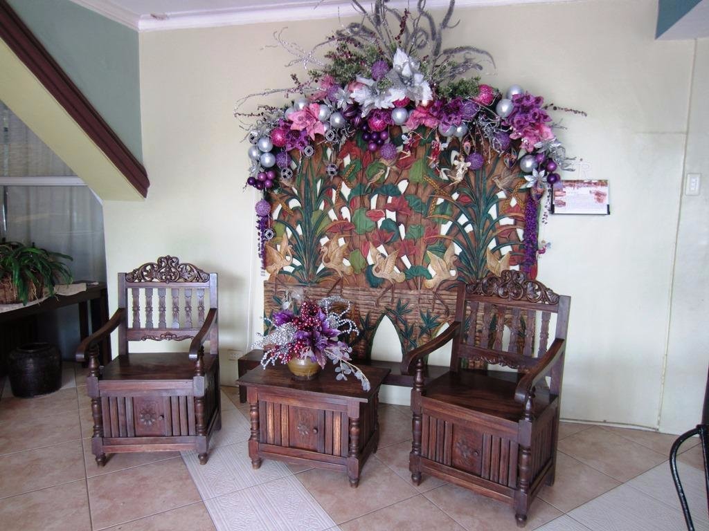 flowers chairs