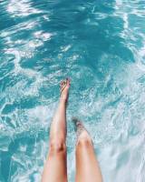 pool swimming hi feet haha