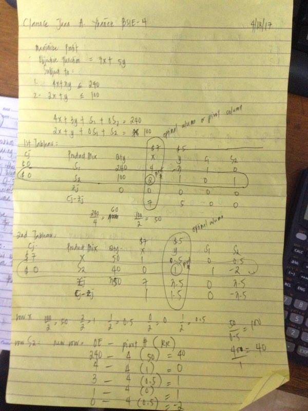 yellow pad quiz