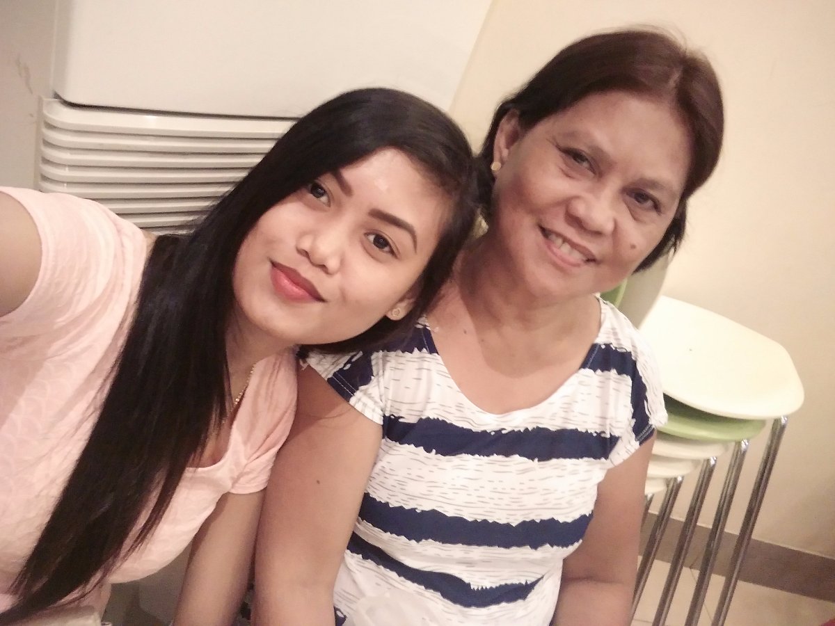 Dinner with my mom 