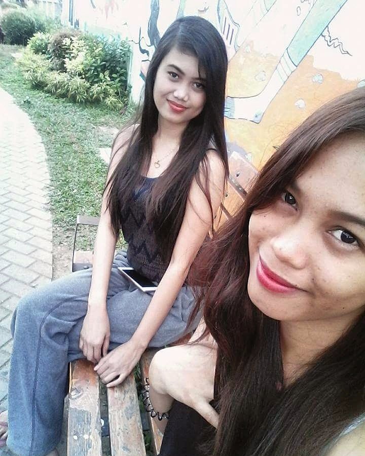 With my beautiful cousin 