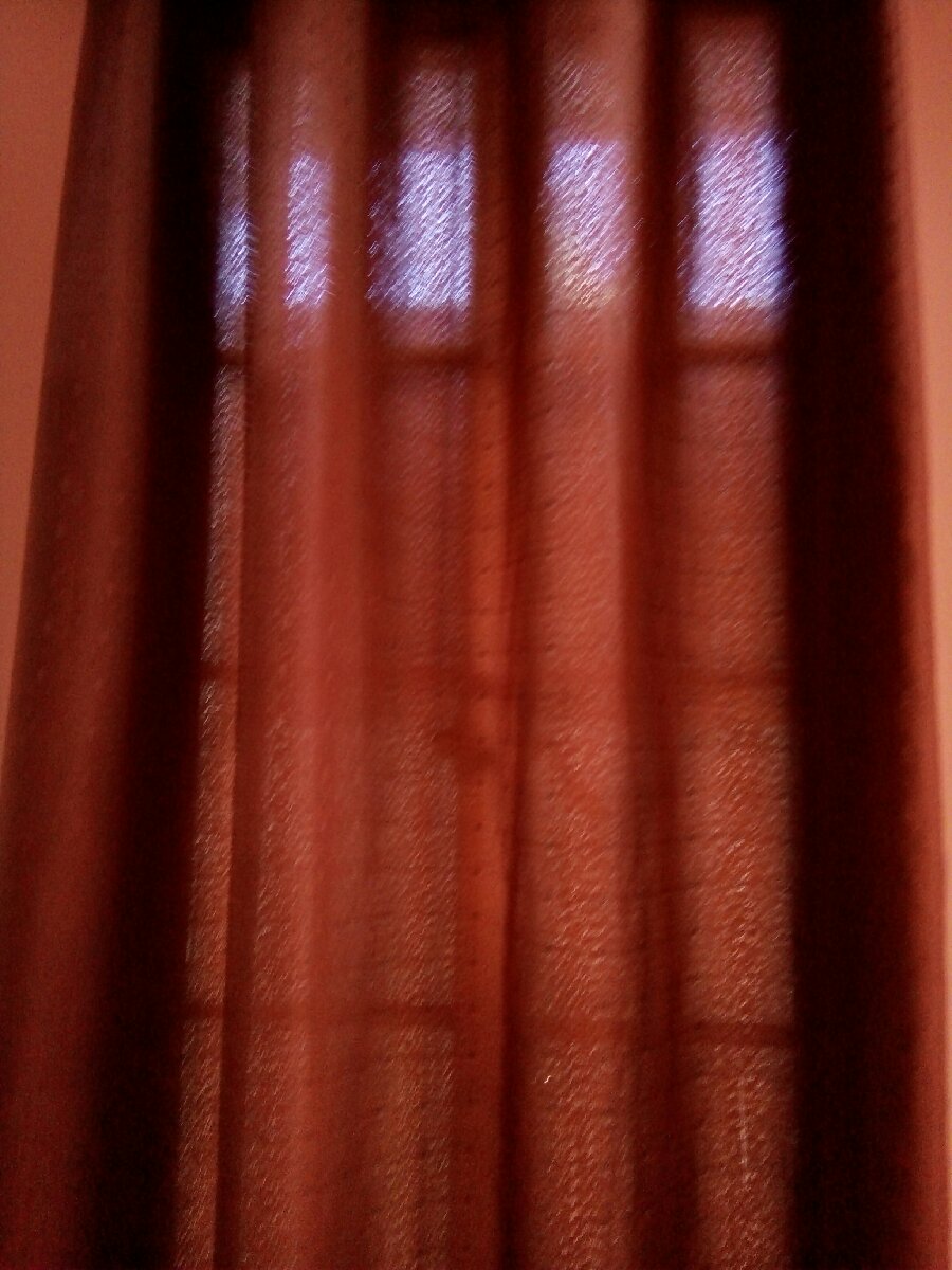 Brown curtain