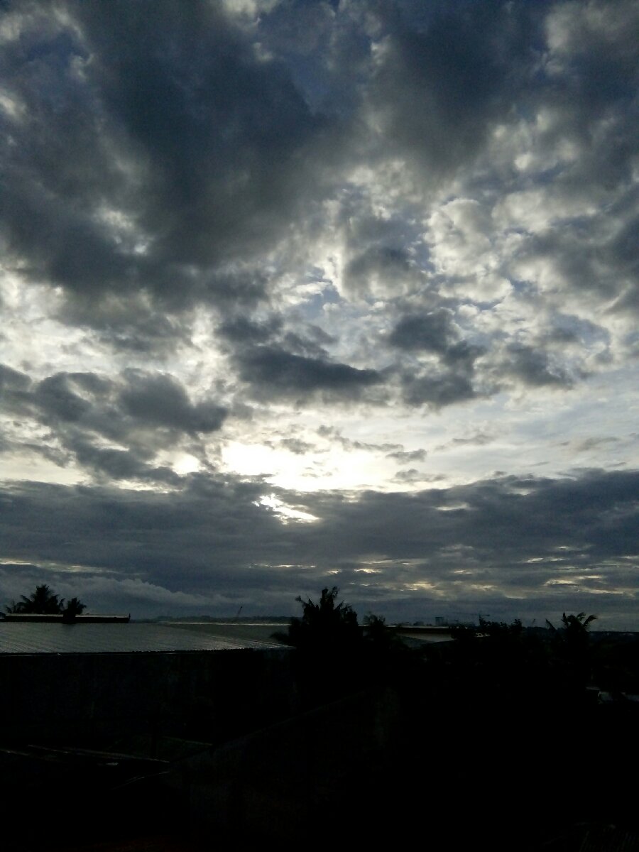 Cloudy weather