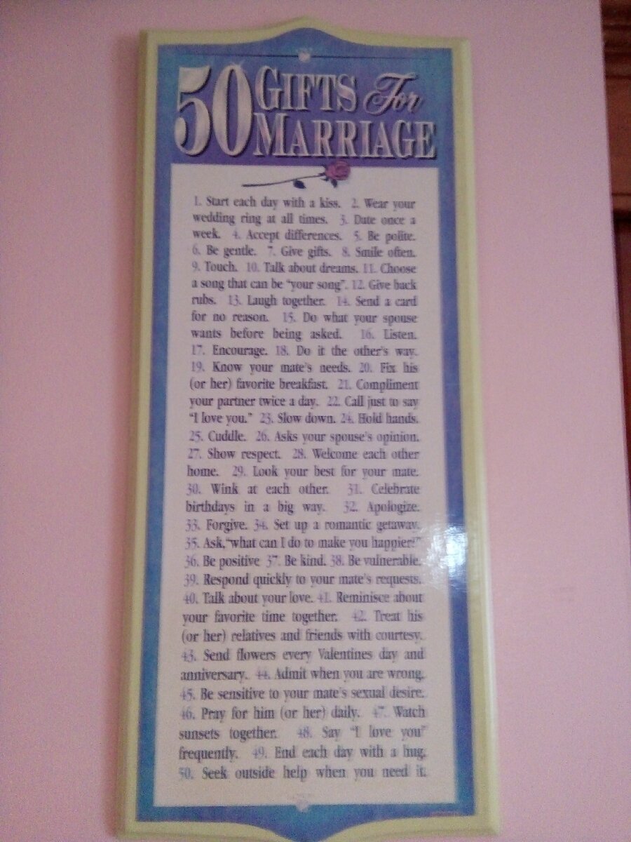 Marriage gift
