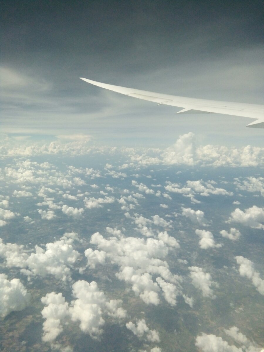 View over the clouds