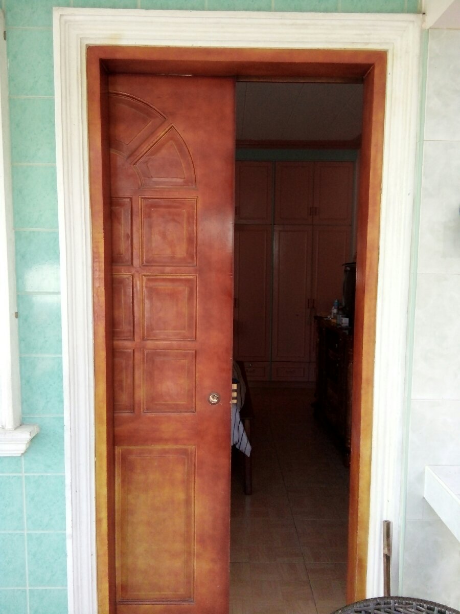 White door frame