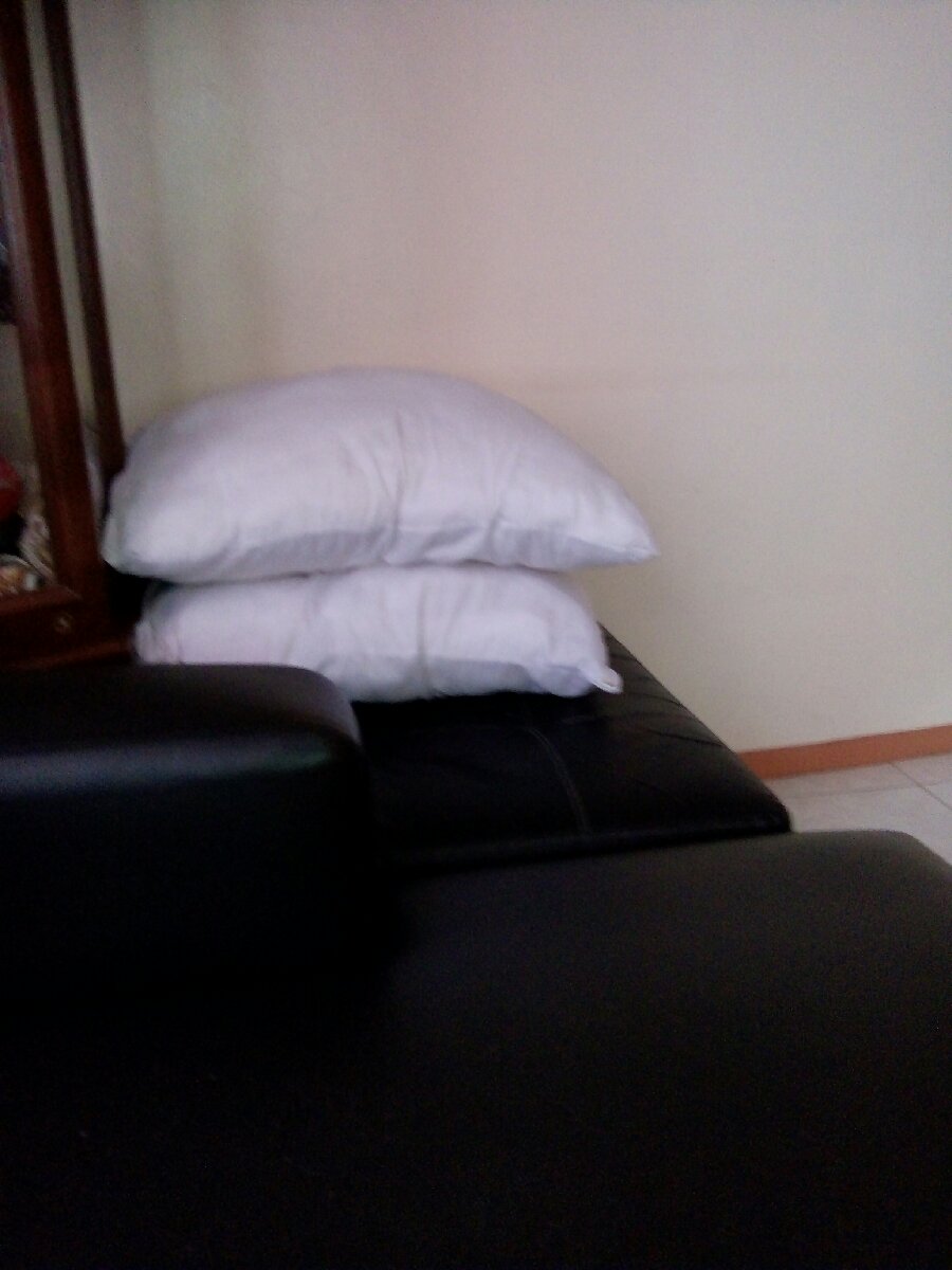 White pillow