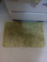 Green floor mat