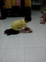 Crawling kid