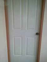 White door frame