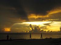 Sunset view at Kalanggaman Island