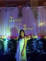 Me as a bridesmaid for kuya james and ate jenas wedding celebration