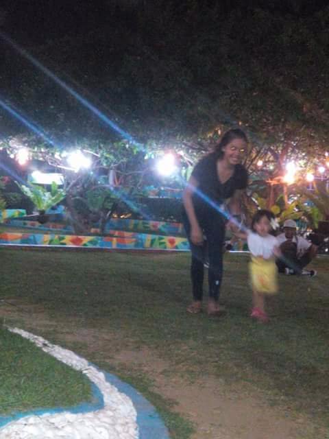 With tita ninang