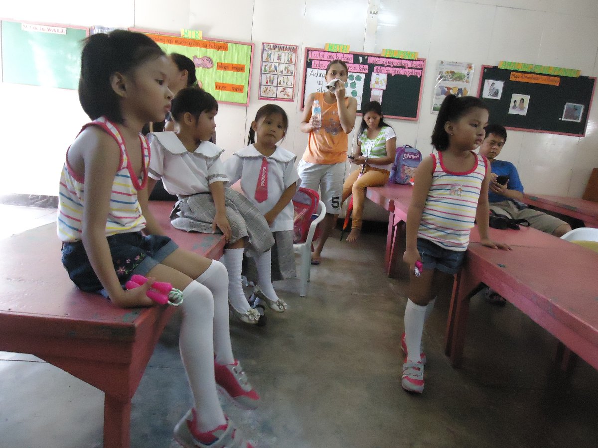 at school