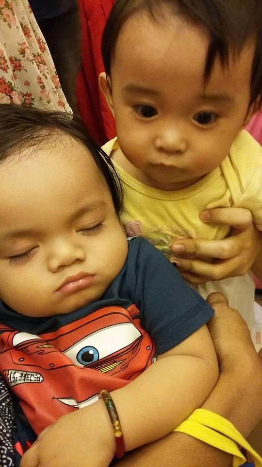 sleeping baby kienjie