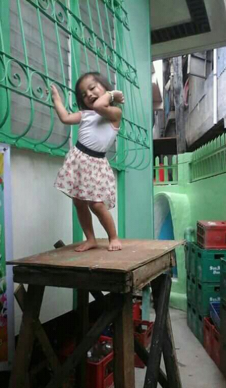 super energetic baby