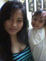 lil girl on blue