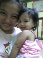 simple yet adorable selfie of baby xyza