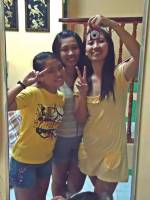 selfie in our little house