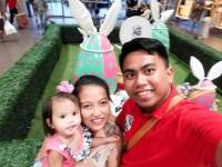With the girls