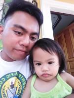 with her papa