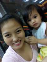 lil girl on blue