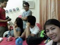 selfie during a bday party