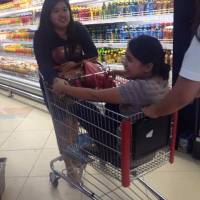 Riding cart, mall, ayala, grocery