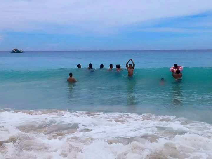 hit the wave. . @ Dahican Mati Davao Oriental