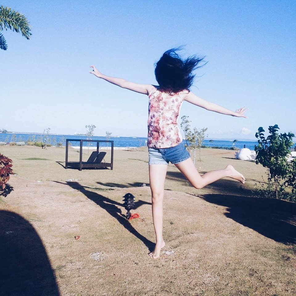 #beach, #peace, #happy, #jump, #sea, #happiness