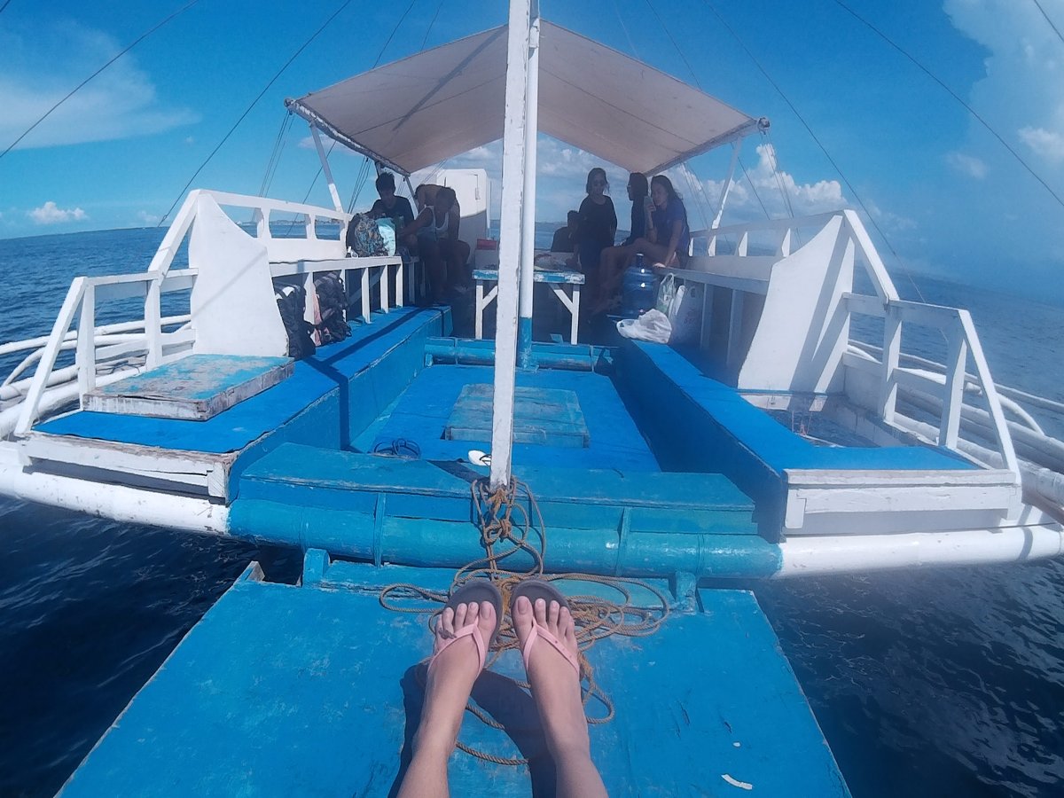 cebu, island, hopping, pumpboat, blue, sun, sea, fun, friends