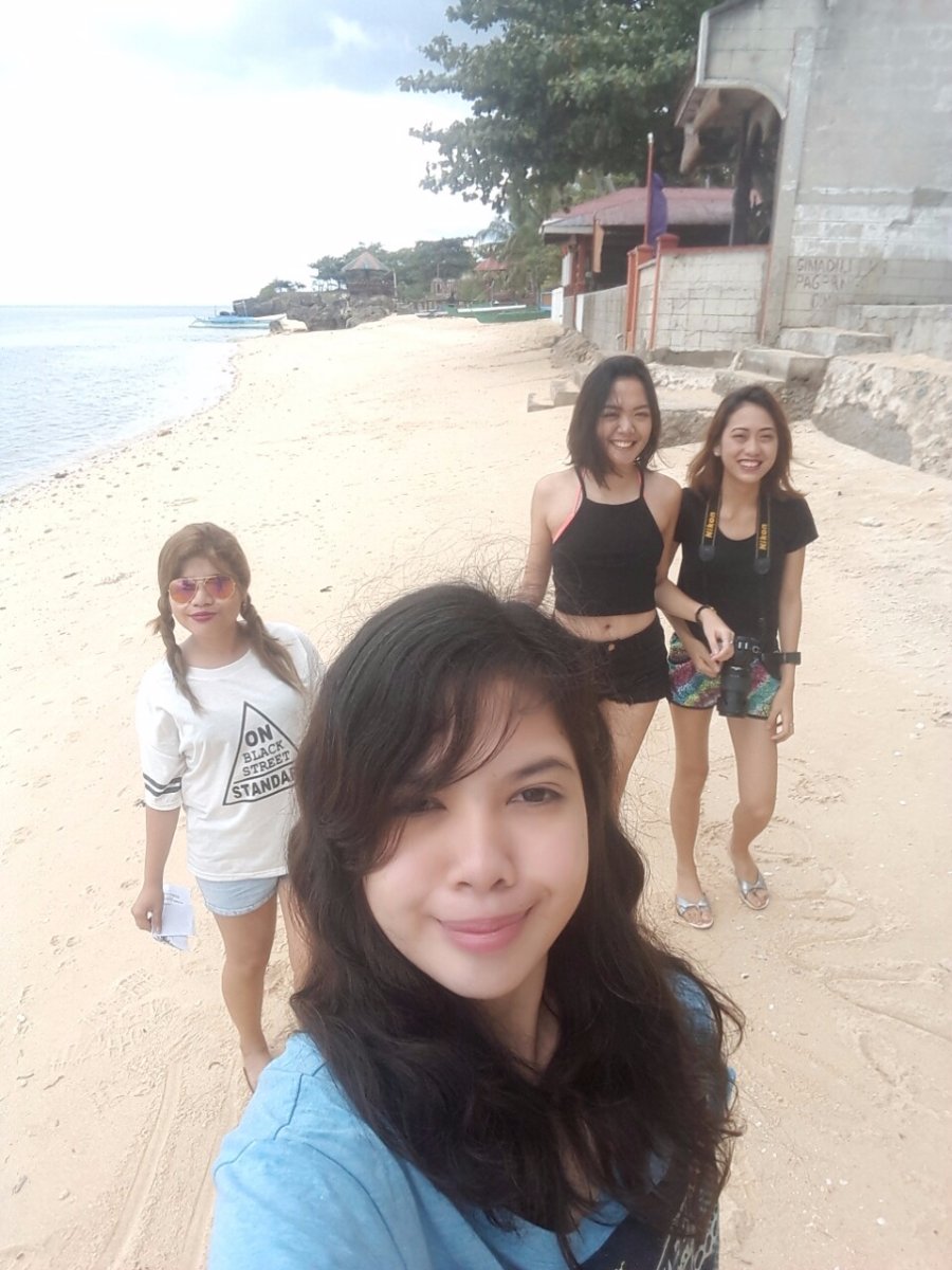 friends, tabuelan, durhan, beach, whitesand, fun, selfie