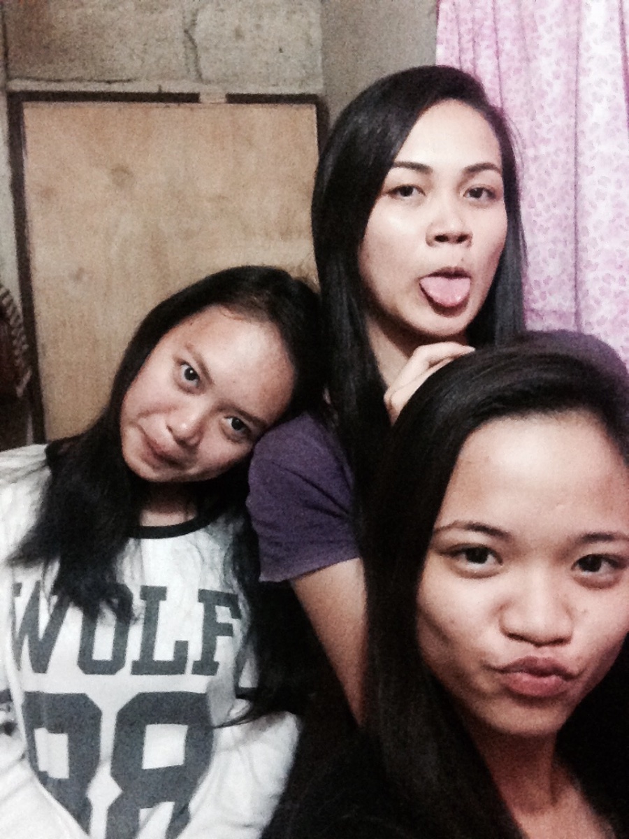 Haha wacky faces tongue out pouty lips