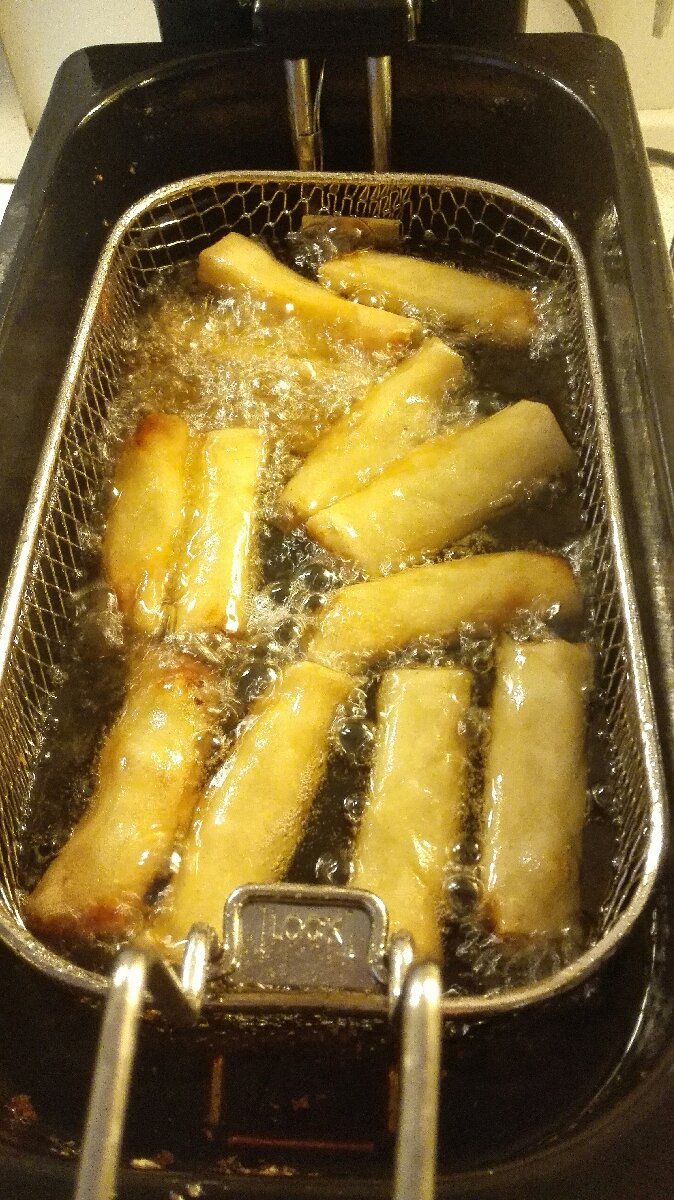 Trying out my deep fryer