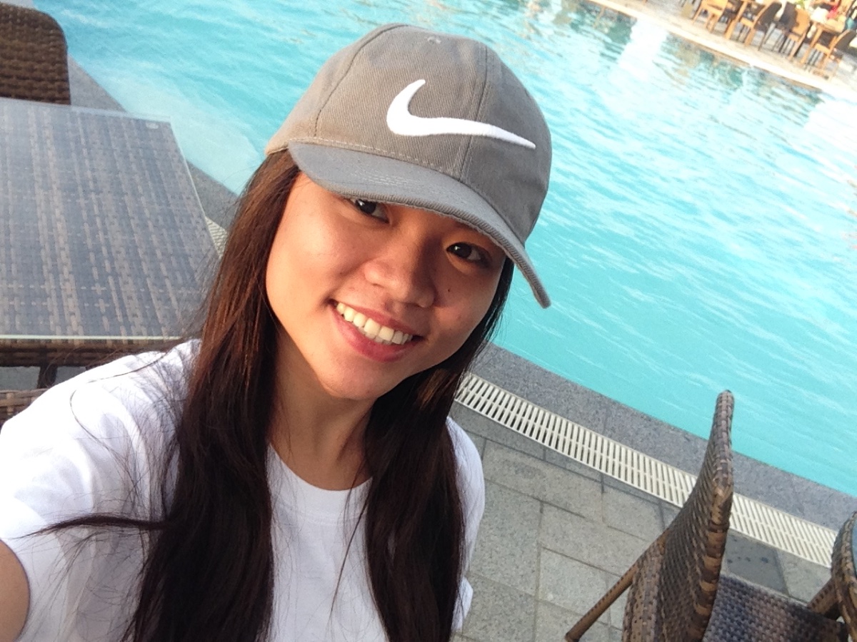 Prettygal, smile, pool, time
