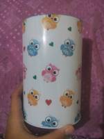 owl, container, cutie