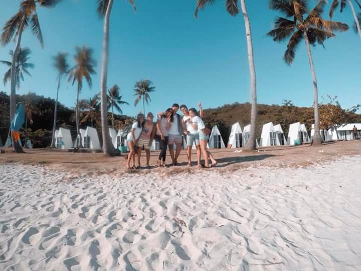 At carnaza island with my friends