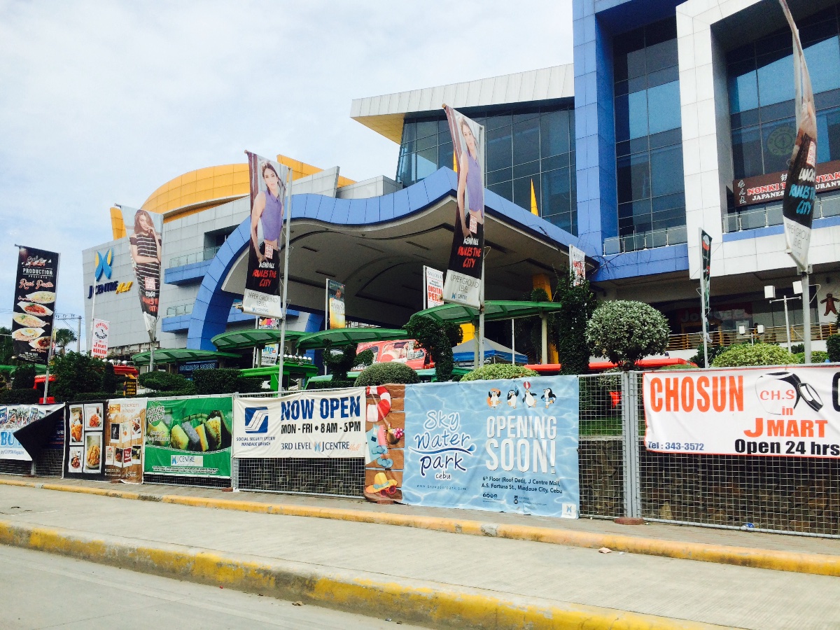 passing by jcentre mall, print ads, tarpaulins