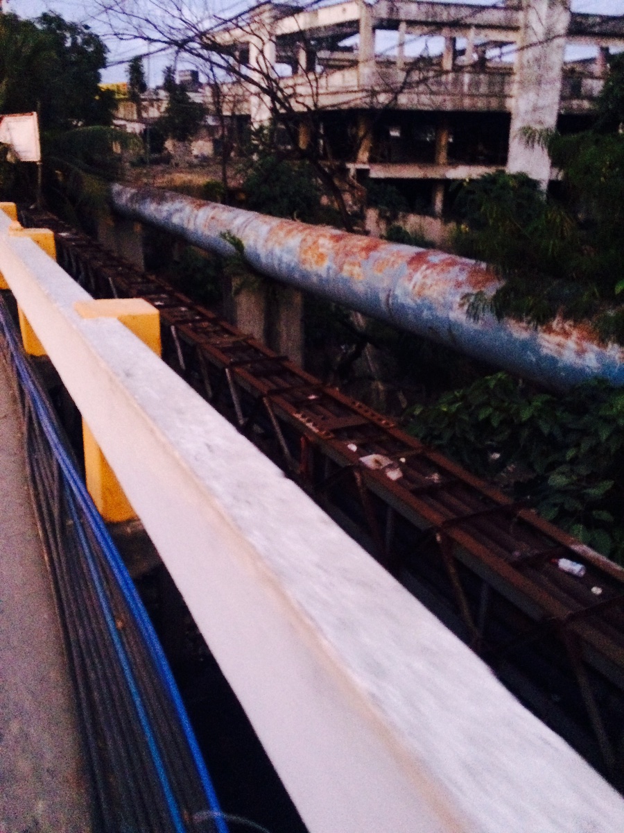 passing by the bridge