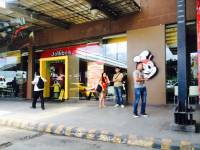 passing through the flyover