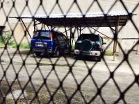 looking out at the highway