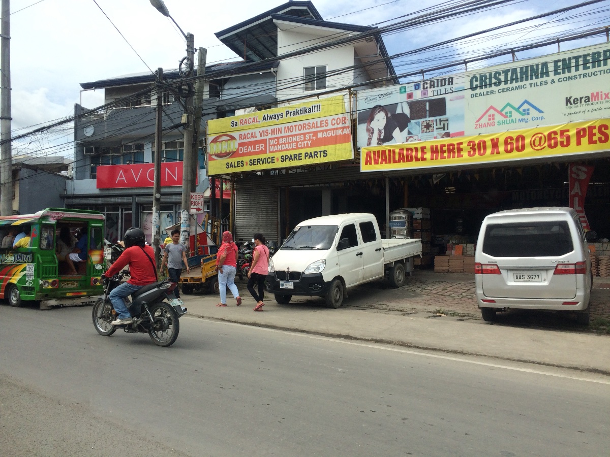view from the window car
